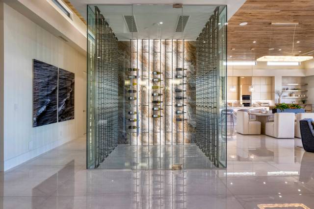 The wine wall. (Douglas Elliman of Nevada)