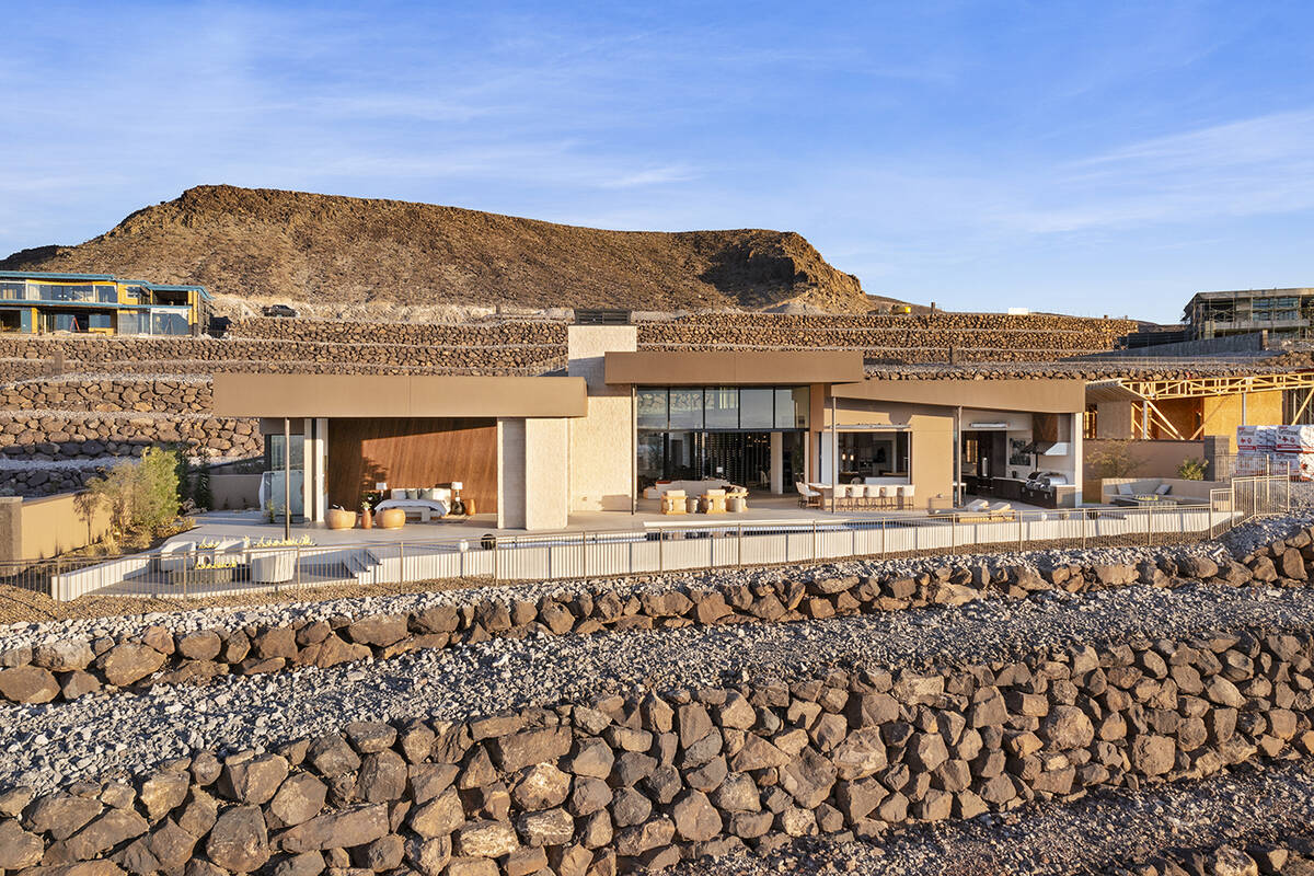 The New American Home in Ascaya in Henderson will be unveiled at the annual National Associatio ...
