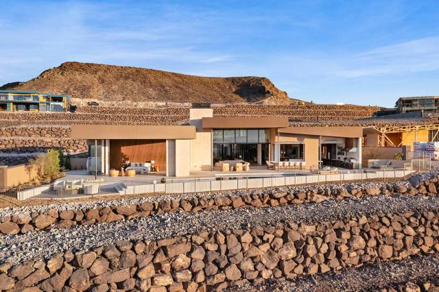 The New American Home in Ascaya in Henderson will be unveiled at the annual National Associatio ...