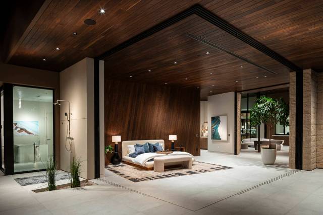 The master bedroom. (Levi Ellyson/501 Studios, courtesy Pro Builder Media)