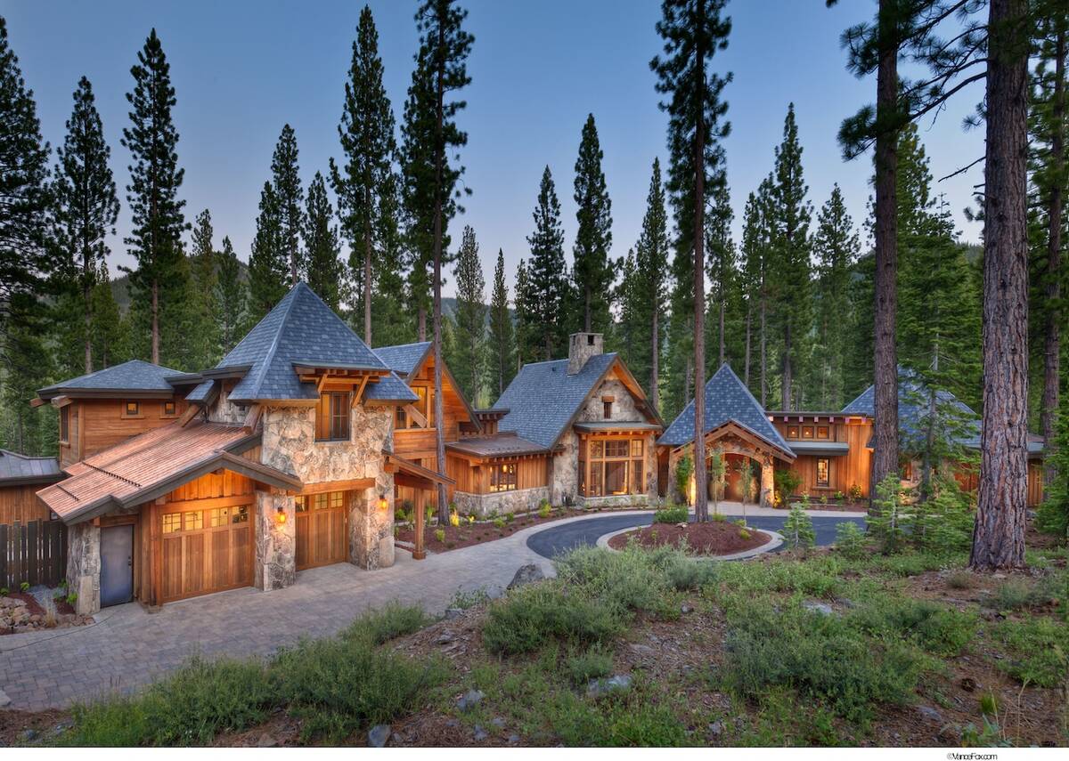 A Lake Tahoe luxury mountain home is on the market for $13,495,000. It offers option for two ho ...