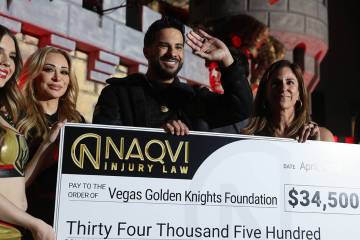 Naqvi Injury Law donated $34,500 to the Vegas Golden Knights Foundation for the 2023-24 season. ...