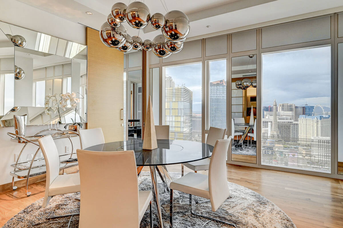 The $4.5 million Waldorf Astoria condo is listed for rent for $20,000 a month.