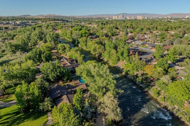 The home is on 2.35 acres with 310 feet of the Truckee River front. (Chase International Luxury ...