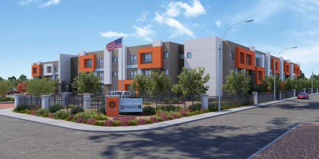 The Visions Park housing complex will have 85 one-bedroom units; nine, two-bedroom units; and s ...