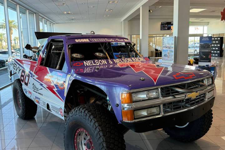 Off-road racing legend “Lightning” Larry Ragland’s truck will displayed at Team Chevrolet ...