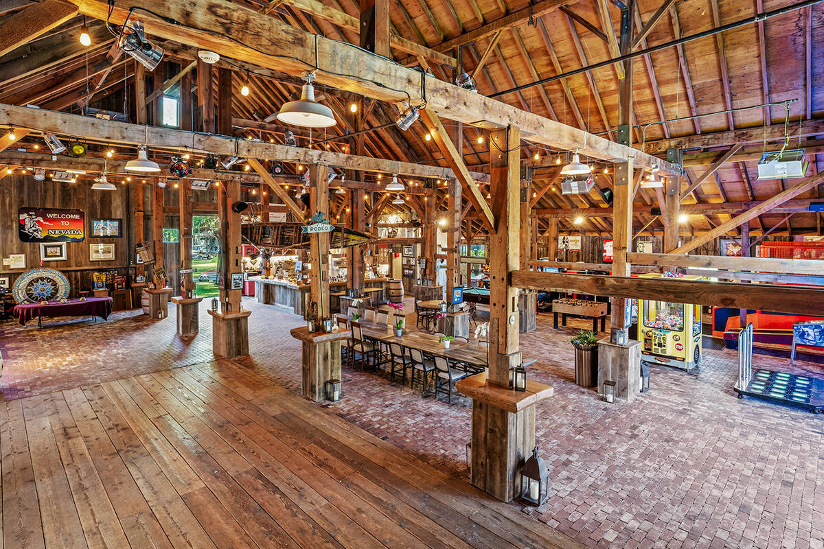 One of several renovated barns on the property. (Chase International Luxury Real Estate)