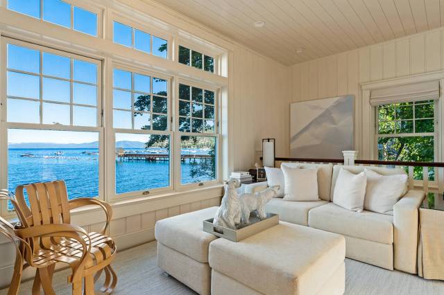 The Water’s Edge home has views of the lake. (Chase International Luxury Real Estate)