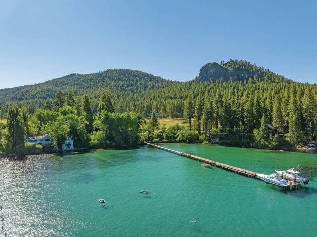 The ranch has a 465-foot private pier. (Chase International Luxury Real Estate)