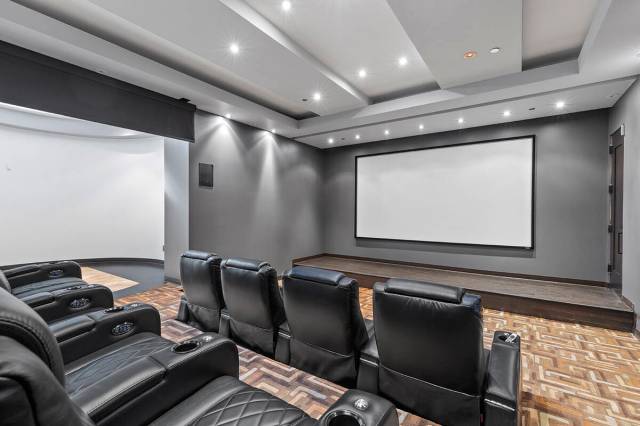 Anthem Country Club has an eight-seat theater. (AVIA Media Group)