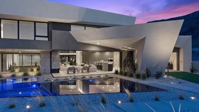 The home has a resort-style pool. (Photo courtesy of Blue Heron)