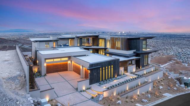 The Ascaya home sits on 0.58 acres in the Henderson luxury community. (IS Luxury)