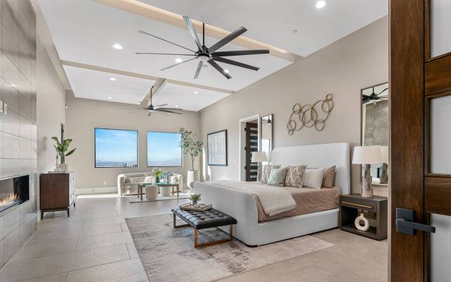 The five en suite bedrooms include a primary and junior primary suite, each crafted for maximum ...