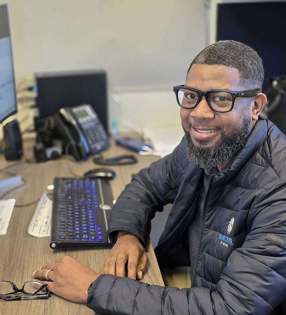 Alton Taylor, the ITAD and recycling scheduling coordinator at The Blind Center of Nevada’s E ...