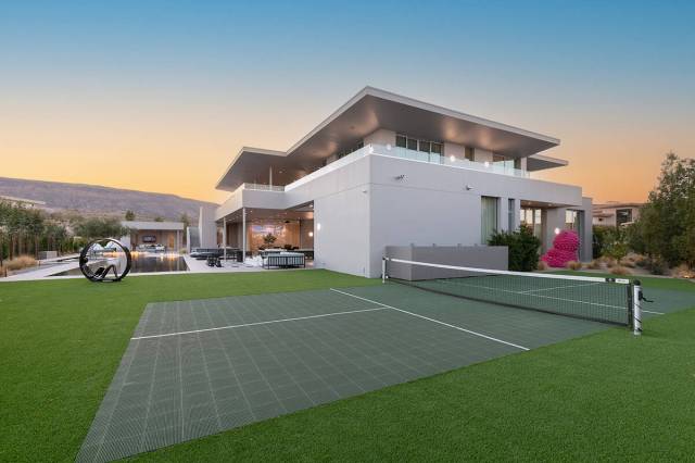 The home has outdoor sports areas. (Courtesy of IS Luxury)