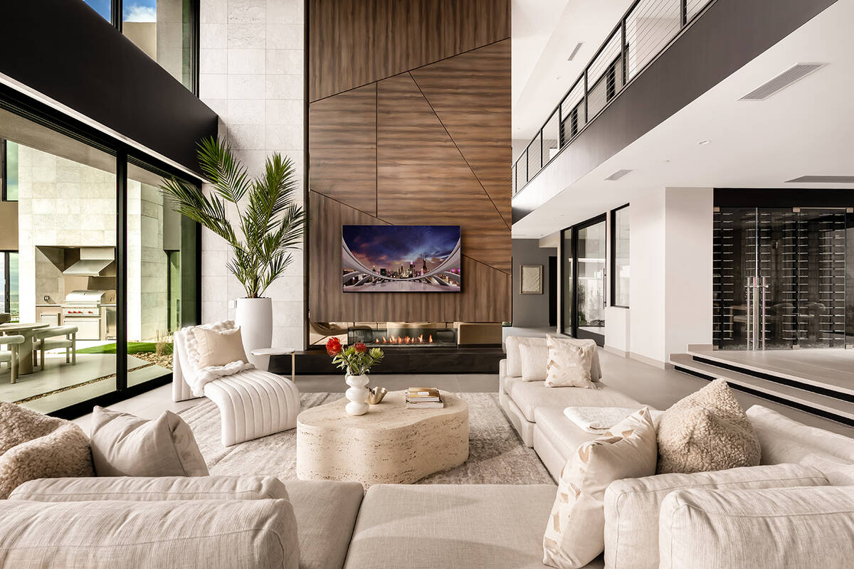 Arise in Ascaya is a two-level property that has six bedrooms, 6½ baths, a media/entertainment ...