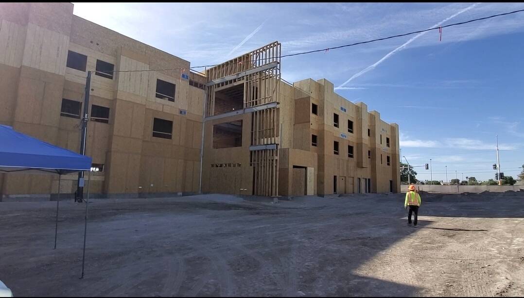 Blind Center of Nevada hosted a hard hat tour to provide a first look update on construction pr ...