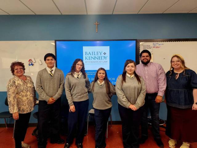 Each year, Bailey Kennedy welcomes a team of four to five Cristo Rey St. Viator College Prepara ...