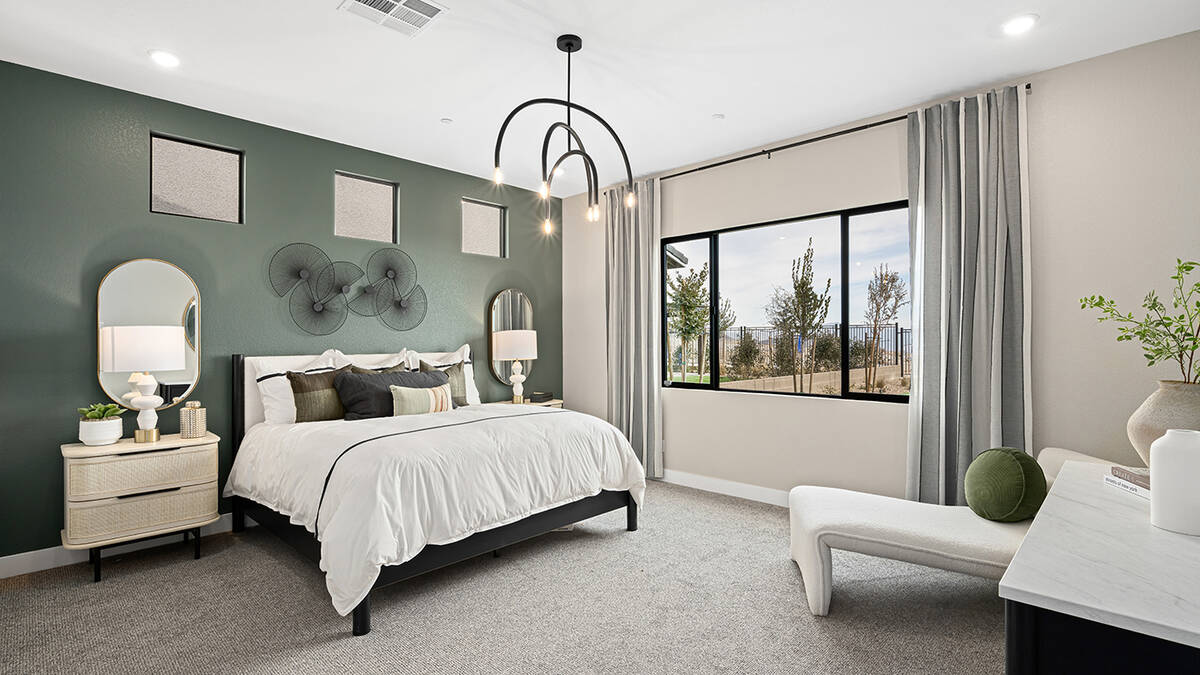 Taylor Morrison broke ground this month on its Esplanade at Red Rock community in Summerlin tha ...