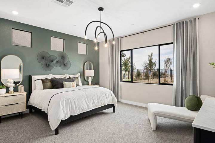 Taylor Morrison broke ground this month on its Esplanade at Red Rock community in Summerlin tha ...