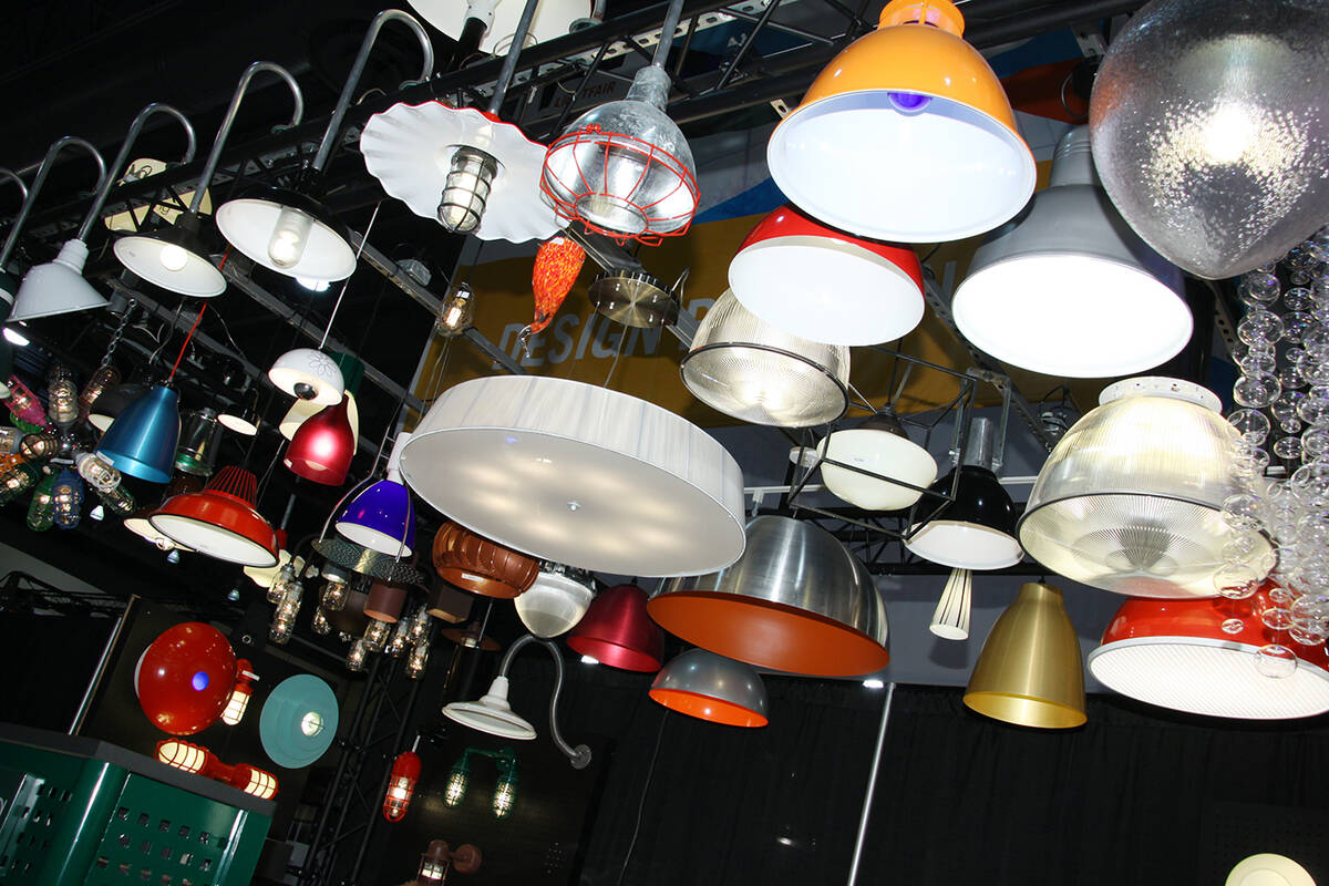 This array shows a mixture of traditional and modern styles of lighting for homes. (Photos cour ...