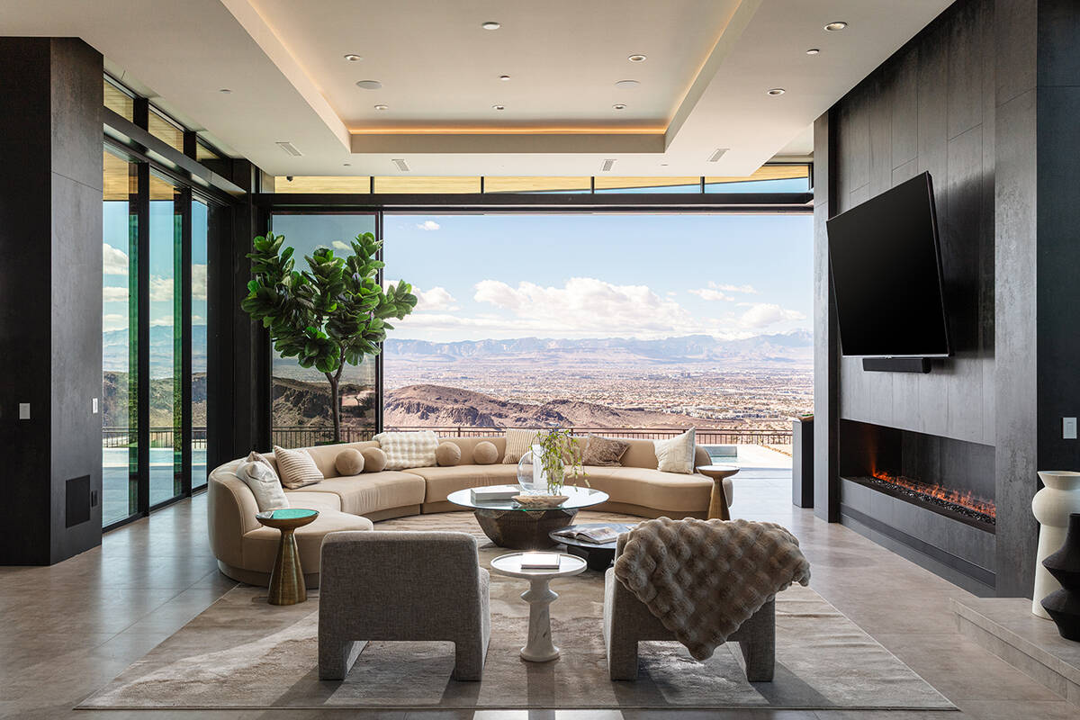 Today’s high-end homes feature dedicated spaces, utilizing warm neutral colors like rich brow ...