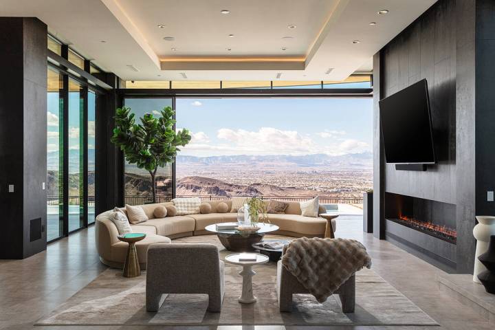 Today’s high-end homes feature dedicated spaces, utilizing warm neutral colors like rich brow ...