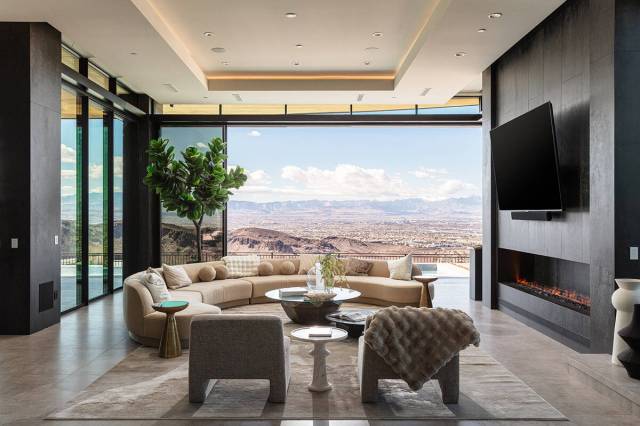 Today’s high-end homes feature dedicated spaces, utilizing warm neutral colors like rich brow ...