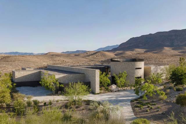 Las Vegas architect Daniel Chenin's award-winning design, Fort 137, lays out the interior in a ...