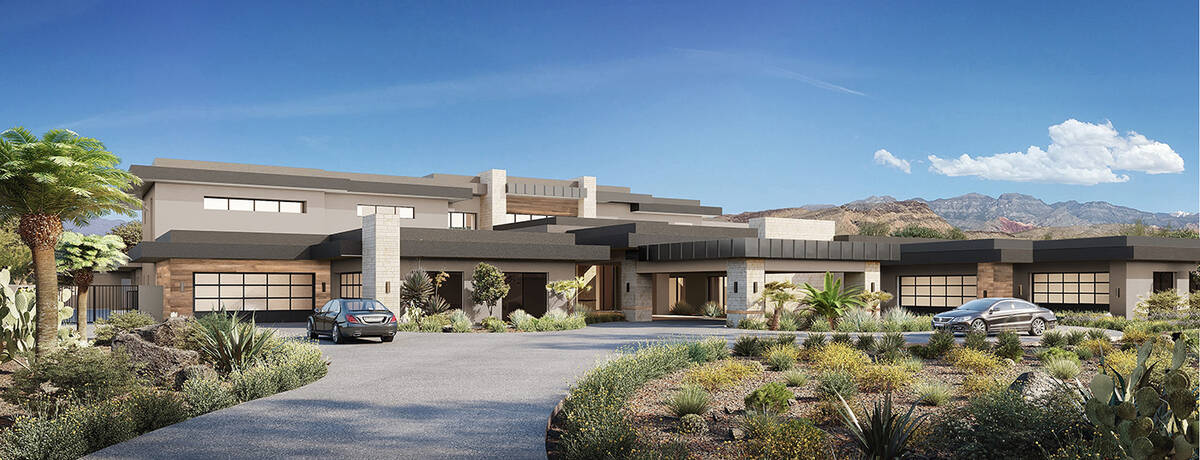 Dan Coletti, the CEO of Sun West Custom Homes, is building this home in MacDonald Highlands. (S ...