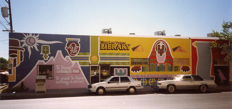 The West Las Vegas Library in the early 1970s. (Photo coutresy of Las Vegas-Clark County Librar ...