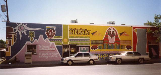 The West Las Vegas Library in the early 1970s. (Photo coutresy of Las Vegas-Clark County Librar ...