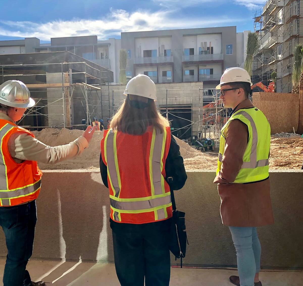 Blake on a site walk during his time as Chief Investment Officer of a local CRE development firm.