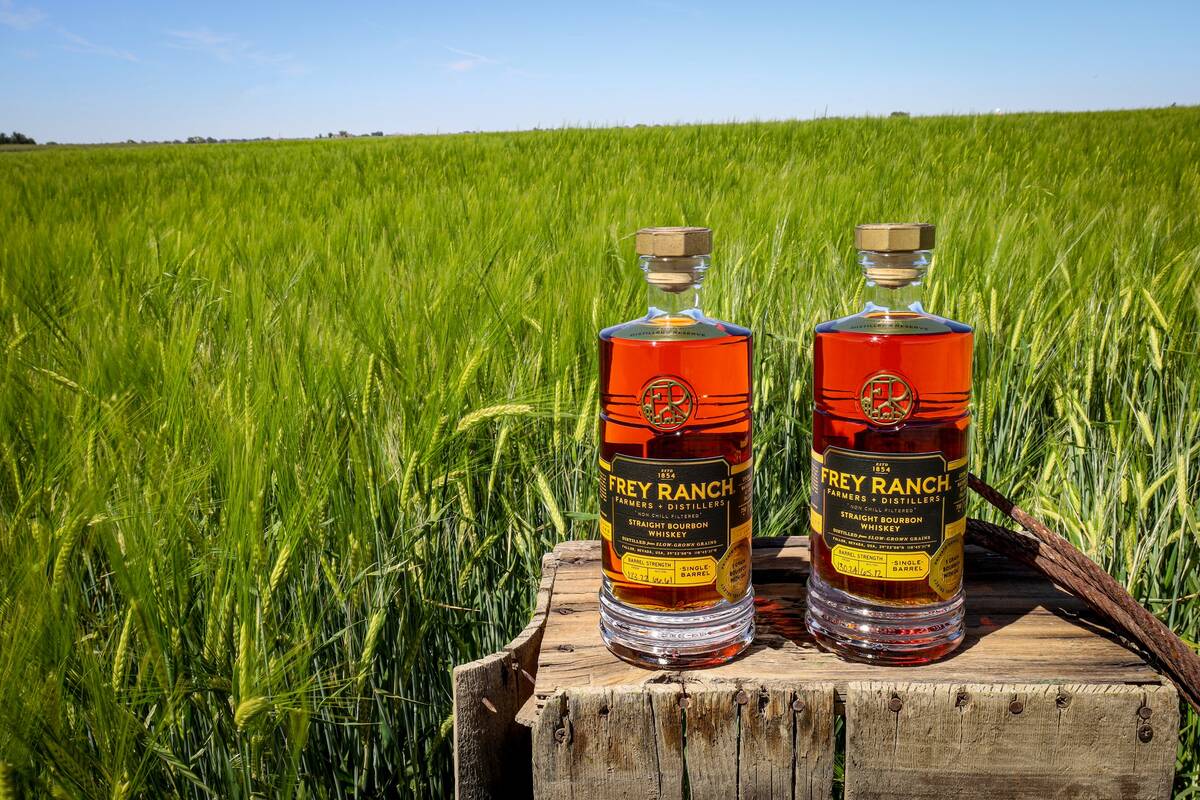 Frey Ranch Distillery announced the launch of Frey Ranch Five Grain Single Barrel Bourbon. (Fre ...