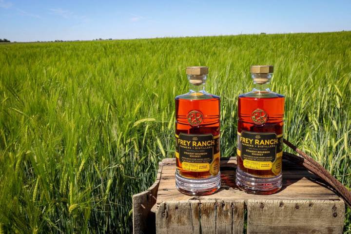 Frey Ranch Distillery announced the launch of Frey Ranch Five Grain Single Barrel Bourbon. (Fre ...