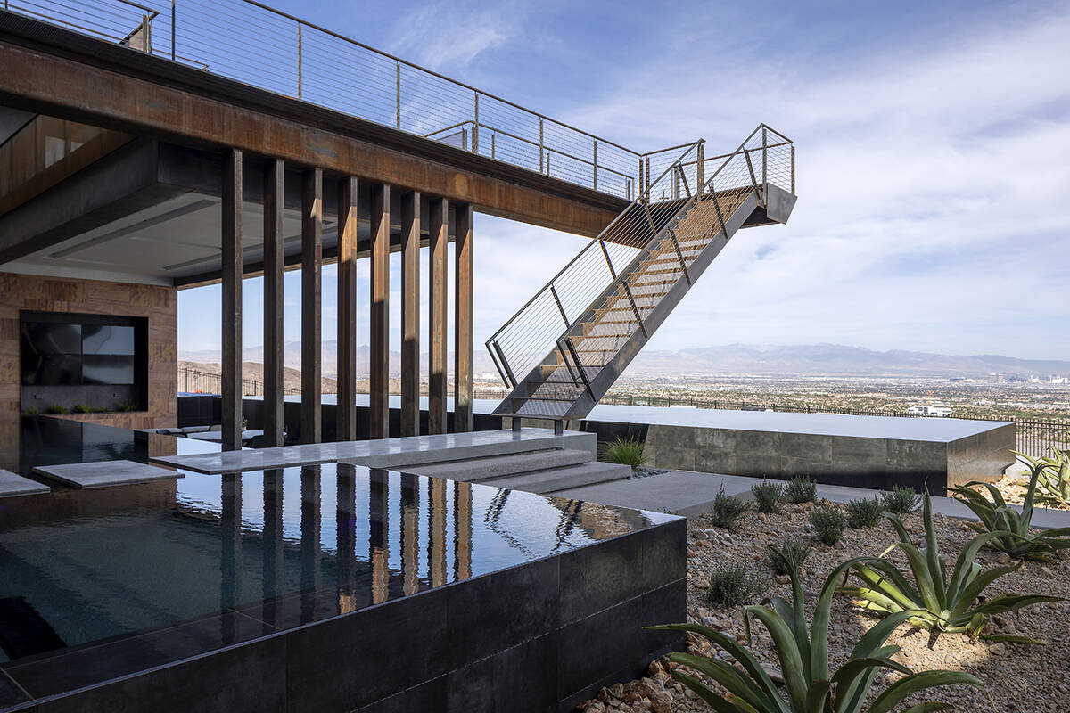 Built in 2020, the three-story home built by Blue Heron sits on 1.25 acres and measures 12,655 ...