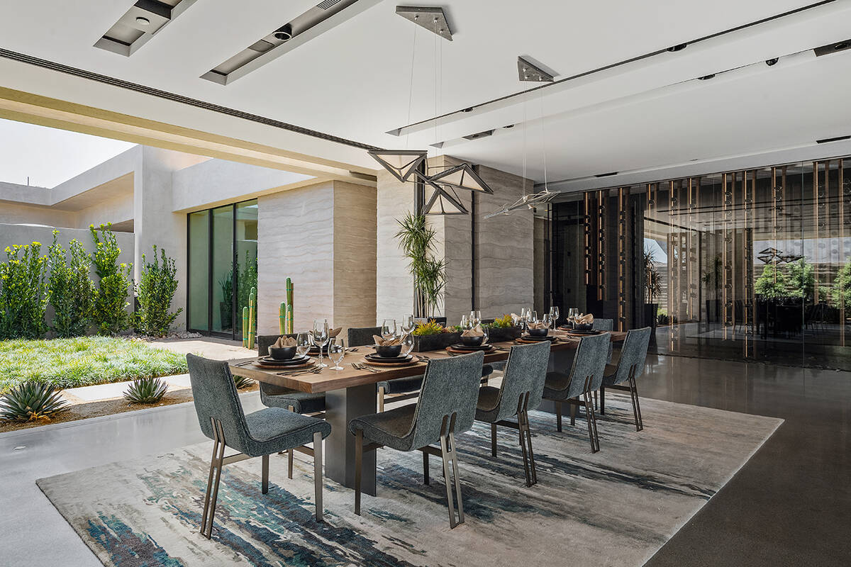 The dining room. (Douglas Elliman of Nevada)