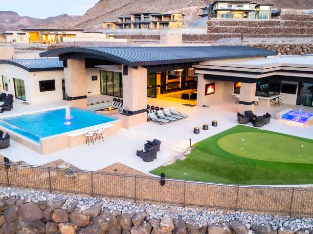 Ozzie Kraft Enterprises builds residential backyards as retreats. To meet local pool size restr ...