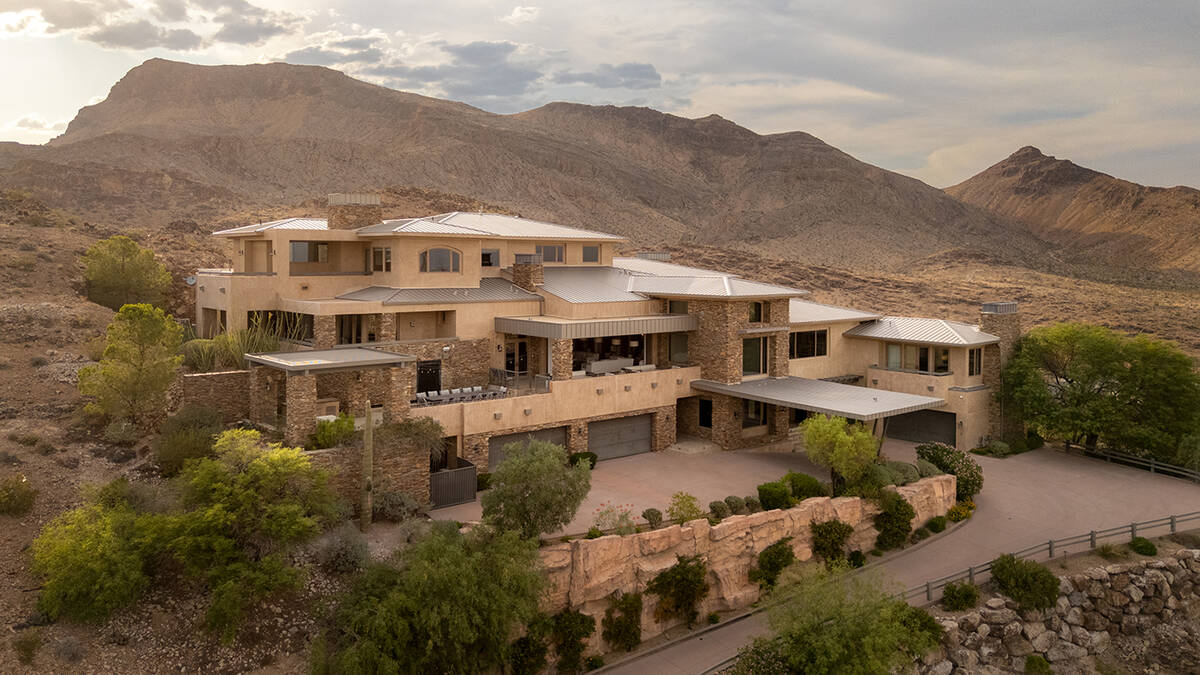 This mansion on Promontory Pointe in The Ridges in Summerlin is listed for nearly $21 million. ...