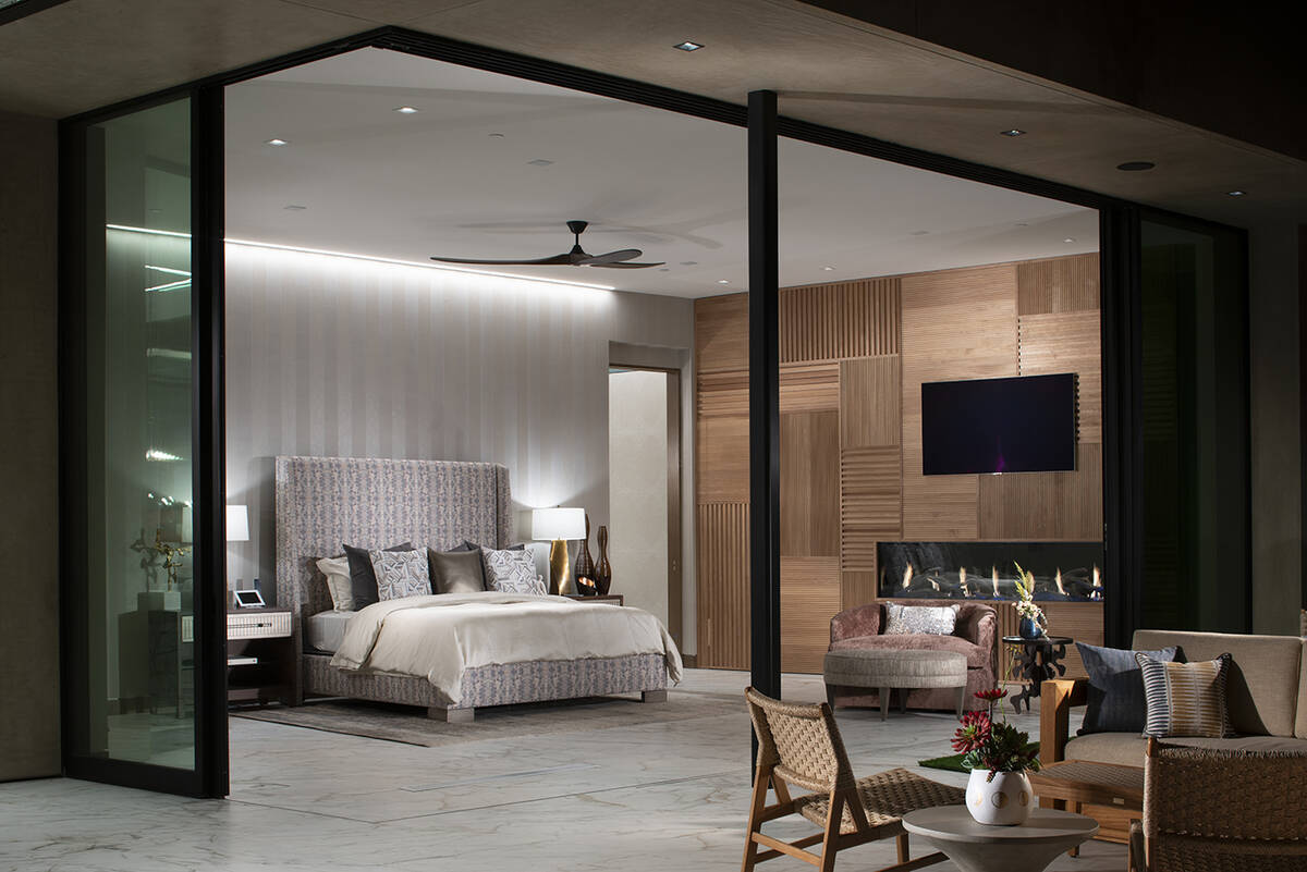 The New American Home includes photovoltaic solar panels, backup battery storage systems and ac ...