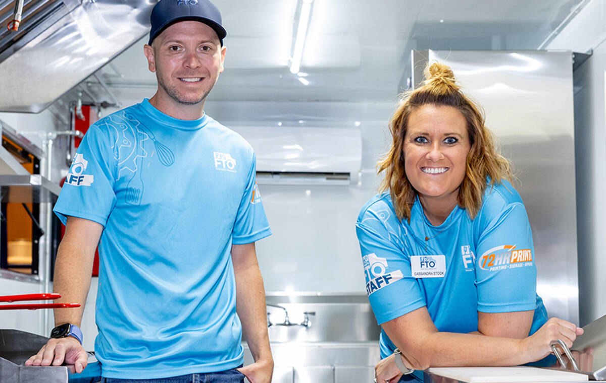Tonya Harvey/Las Vegas Business Press From left, Sheldon Kaye, vice president of events and tec ...