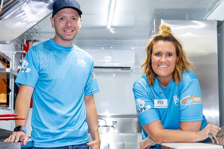 Tonya Harvey/Las Vegas Business Press From left, Sheldon Kaye, vice president of events and tec ...