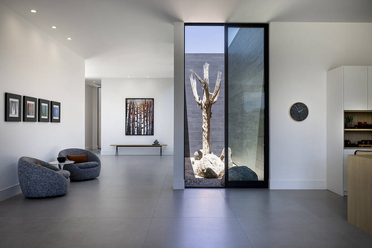 There’s an atrium for tranquil reflection. (IS LUXURY)