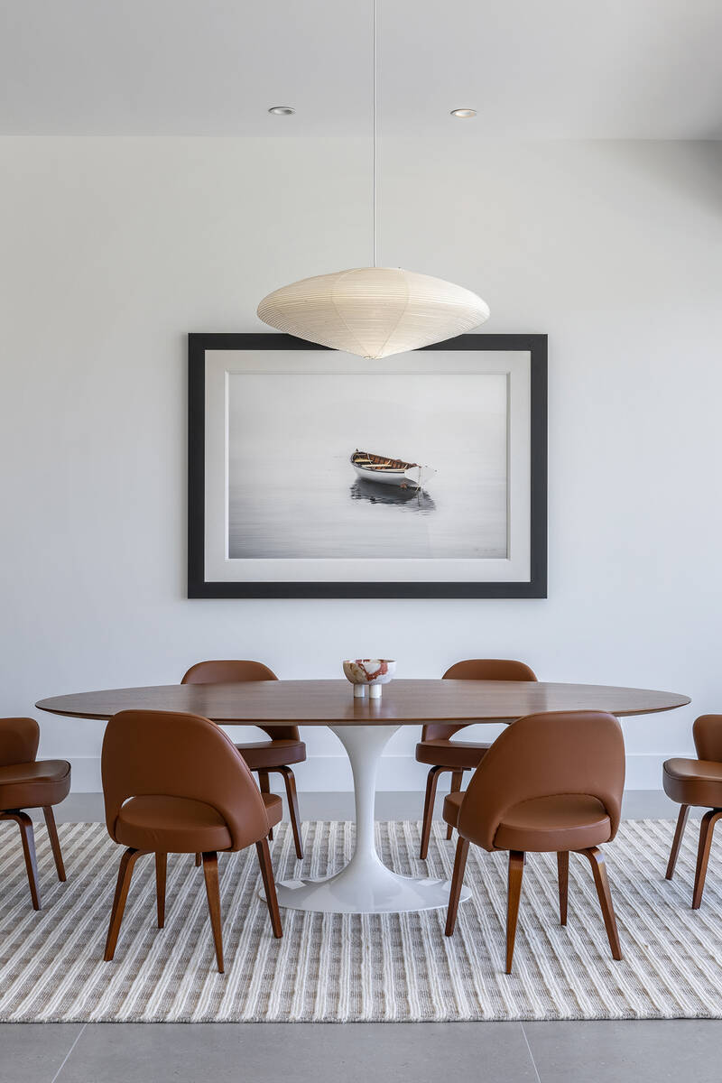 The $10.75-million home's design blends midcentury modern with desert contemporary styles. (IS ...