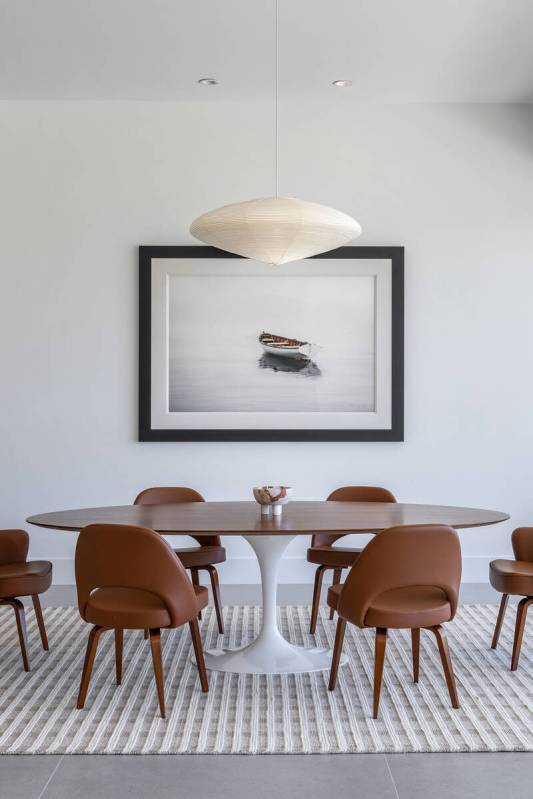 The $10.75-million home's design blends midcentury modern with desert contemporary styles. (IS ...