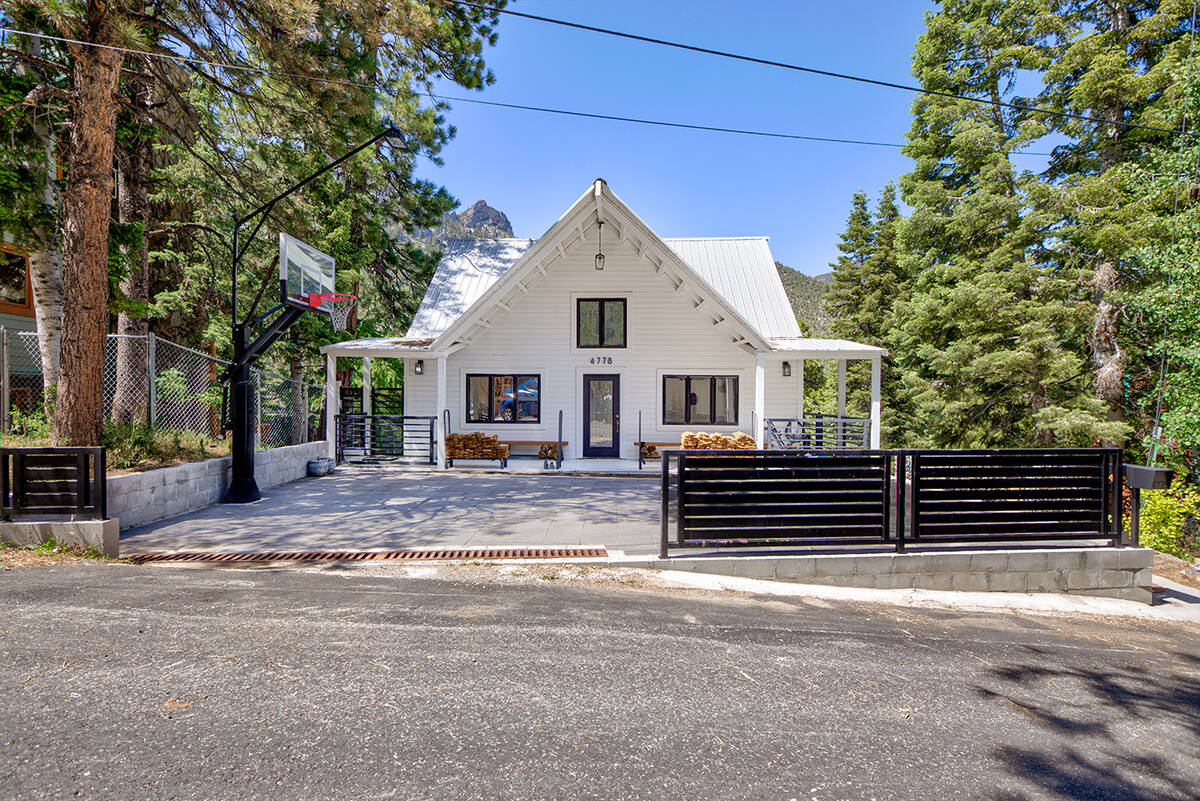 This Mount Charleston home has been listed on the market for $1 million. The tri-level home at ...