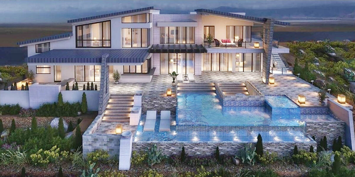 This artist's rendering shows what Heritage Homes' custom residences will look like in its new ...