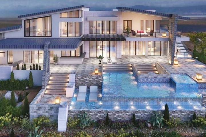 This artist's rendering shows what Heritage Homes' custom residences will look like in its new ...