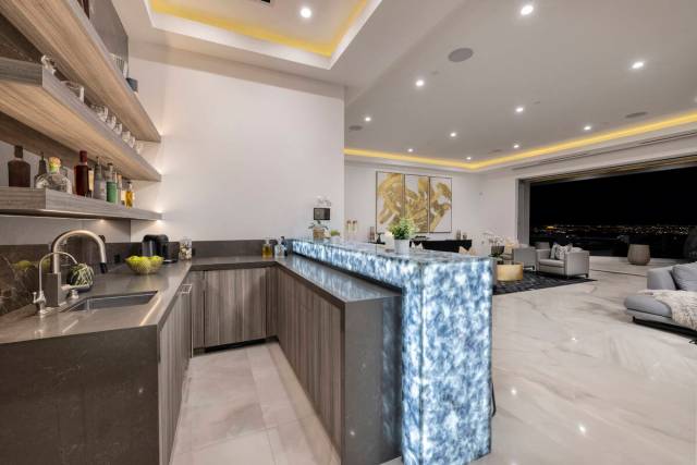 The bar lounge. (Douglas Elliman)
