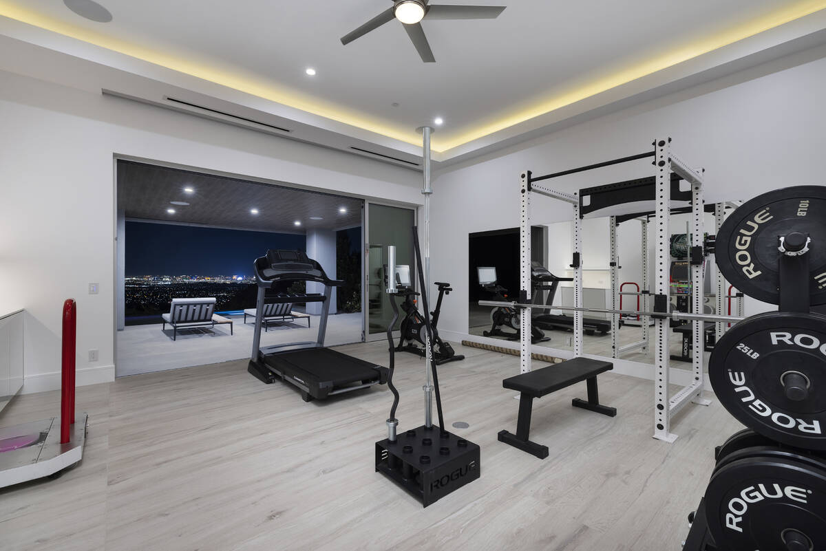 The gym. (Douglas Elliman)